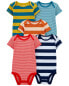 Baby 5-Pack Short-Sleeve Bodysuits NB