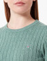 GANT Women's Stretch Cotton Cable C-Neck Pullover