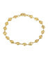 Gold-Tone Happy Face Chain Bracelet