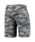 Фото #2 товара Men's Charcoal and Gray Ohio State Buckeyes Camo Backup Terry Jam Lounge Shorts