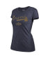 Фото #3 товара Women's Threads Navy Atlanta Braves 2022 Gold Program Wordmark T-shirt