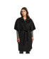 ფოტო #1 პროდუქტის Women's Wool Blend Double Faced Handmade Color Block Cape