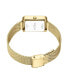 ფოტო #3 პროდუქტის Women's Classic Gold-Tone Stainless Steel Mesh Bracelet Watch 30.5mm
