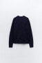 Фото #8 товара Базовый свитер из смесовой шерсти и альпаки ZARA