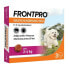 Фото #1 товара Таблетки от блох и клещей FRONTPRO 612469 15 г 3 х 11,3 мг подходят для собак весом до 2-4 кг