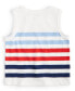 ფოტო #2 პროდუქტის Baby Boys Summer Stripe Tank Top, Created for Macy's