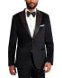 Фото #1 товара Ike Behar Velvet Tuxedo Jacket Men's 40R