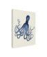 Фото #2 товара Fab Funky Blue Octopus on Cream E Canvas Art - 19.5" x 26"