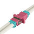 Lindy Fiber Optic Coupler LC - LC - Pink