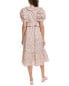 English Factory Ruffled Midi Dress Women's White Xs