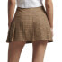 SUPERDRY Vintage Tweed Pleat Mini Skirt