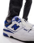 Фото #9 товара New Balance 550 trainers in white and blue