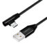 Фото #1 товара LogiLink CU0141 - 0.3 m - USB A - Micro-USB B - USB 2.0 - 480 Mbit/s - Black