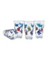 Фото #1 товара Butterflies Pint Glass 16-Ounce Set of 4