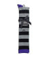 Women's Shaded Stripes Cashmere Blend Knee High Socks Blackberry Cordial-Black, OS - фото #1