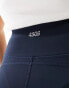 ASOS 4505 CurveIcon running tie waist gym legging with phone pocket in navy Синий, EU 58 - фото #3