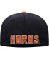 Фото #5 товара Men's Black, Texas Orange Texas Longhorns Two-Tone Reflex Hybrid Tech Flex Hat