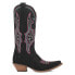 Фото #1 товара Dingo Hot Sauce Embroidered Snip Toe Cowboy Womens Black Casual Boots DI196-001