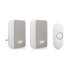 Фото #1 товара Byron DBY-22324 Wireless doorbell set BY324 - Grey - White - 85 dB - IP44 - Plastic - Digital - Wireless