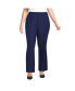 ფოტო #3 პროდუქტის Plus Size High Rise Bi Stretch Pintuck Boot Cut Pants