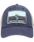 Фото #2 товара Men's Deep Sea Blue, Natural Seattle Kraken Four Stroke Clean Up Snapback Hat