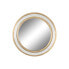 Wall mirror Home ESPRIT White Golden Crystal Iron 108 x 5,5 x 108 cm