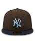 Фото #4 товара Men's Brown, Navy New York Yankees 1999 World Series Walnut 9FIFTY Fitted Hat