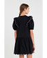 Фото #3 товара Платье English Factory Женское платье-мини с волнистым краем