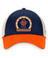 Фото #2 товара Men's Navy Syracuse Orange Refined Trucker Adjustable Hat