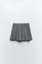 Short box pleat skirt