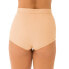 Plus Size Nude Shade Smooth High Waisted Brief Panty