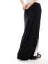 Фото #4 товара Object column maxi skirt in black