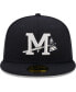 ფოტო #3 პროდუქტის Men's Navy Mississippi Braves Authentic Collection 59FIFTY Fitted Hat