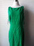Фото #2 товара Lauren Ralph Lauren Women's 5344 Karlena Sleeveless Jewel Neck Dress Green 12