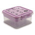 Фото #3 товара Шкатулка пластиковая фиолетовая прозрачная Gondol Jewelry box 24,5 x 11,5 x 26 cm (12 штук)