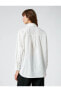 Фото #7 товара Рубашка Koton Oversize Рубашка с длинным рукавом с карманами