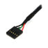 Фото #3 товара StarTech.com 18in Internal 5 pin USB IDC Motherboard Header Cable – F/F - 0.5 m - Female/Female - Black