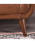 Фото #10 товара Ava 84" Mid-Century Modern Leather Sofa