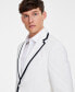 Фото #4 товара Men's Modern-Fit Tipped Weave Sport Coat