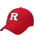 ფოტო #1 პროდუქტის Men's Scarlet Rutgers Scarlet Knights Primary Logo Staple Adjustable Hat
