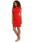 Women's Sleeveless Shoulder-Bow Sheath Dress