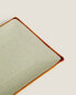 Rectangular porcelain serving dish with antique finish rim