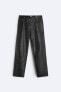 Фото #13 товара Straight-leg leather trousers