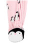 Toddler 1-Piece Penguin Fleece Footie Pajamas 2T