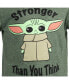 Фото #2 товара Starwars Baby Boys The Mandalorian The T-Shirt and French Terry Shorts Outfit Set to