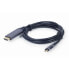 Фото #12 товара Адаптер HDMI—DVI GEMBIRD CC-USB3C-HDMI-01-6 Черный/Серый 1,8 m