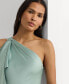 Фото #4 товара Women's One-Shoulder Satin Gown