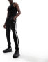 Фото #5 товара Fred Perry taped track joggers in black