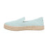 Фото #3 товара TOMS Carolina Platform Espadrille Slip On Womens Blue Flats Casual 10020686T-33