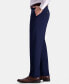 J.M. Men's 4-Way Stretch Straight Fit Flat Front Dress Pant